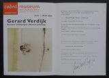Cobra MUseum # GERARD VERDIJK # invitation, signed, 2004, mint