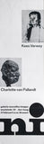 Nouvelles Images # KEES VERWEY/ CHARLOTTE van PALLANDT # ca. 1970, poster