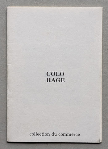 Bernard Villers , artist book # COLORAGE # 1979, mint