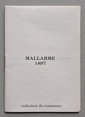 Bernard Villers # MALLARME 1897 # artist publication,1979, mint-