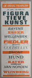 de Vishal Haarlem # WIJNBERG ao # FIGURATIEVE KUNST # poster, 1963, A--