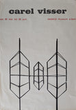 Stedelijk MUseum , Pieter Brattinga # CAREL VISSER # poster, 1960, B--