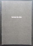 Kunstverein Ruhr # HERMAN DE VRIES # 1993, mint-