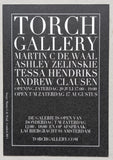 Torch gallery # Martin C. de WAAL # invitation, Mint