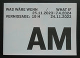 Schweizerisches Museum Architektur  # WHAT IF # poster, 2023, mint