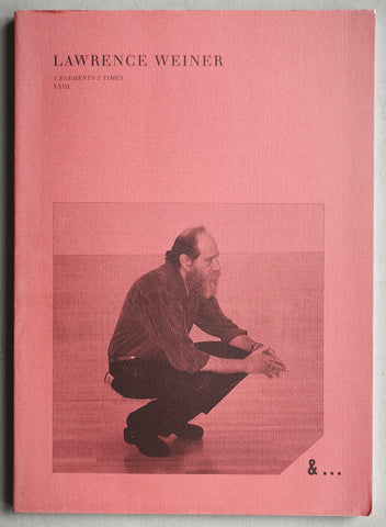 galerie Dorothea van der Koelen # LAWRENCE WEINER # 1998, nm+