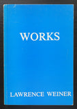 Anatol AV # LAWRENCE WEINER , Works# 1977, nm