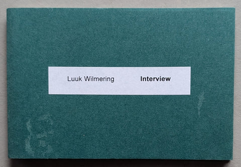 Artist Book # LUUK WILMERING , Interview # Heimwee, 2004, mint-