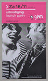 GEM, launch party # FRANS ZWARTJES # invitation, mint