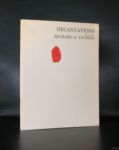 Richard A. Duning # DECANTATIONS # 1987, original oil on cover
