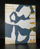 Cimaise , Mars Avril 1957 # JEAN ARP # original silkscreened cover, 1957, vg++