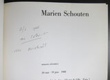 Institut Neerlandais # MARIEN SCHOUTEN # signed/dedicated , 1988, nm+