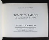 The Mayor Gallery # TOM WESSELMANN # 1998, mint