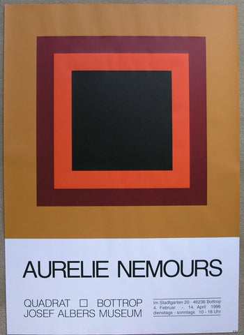 Josef Albers Museum, Quadrat Bottrop# AURELIE NEMOURS # orig. silkscreen, 1996