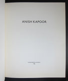 Kunstnernes Hus Oslo # ANISH KAPOOR # 1986, ed. 1000 cps.,nm+