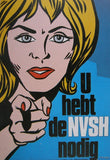 Dutch poster 1963-83# TEKEN AAN DE WAND #1983, nm