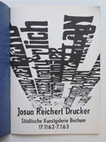 Josua Reichert, Bochum # HANDPRESSE # 1962, nm