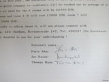Fulio Akai, Jun Suzuki, Thomas Haus # SITUATIONS + Letter # Bochum, 1973, vg++