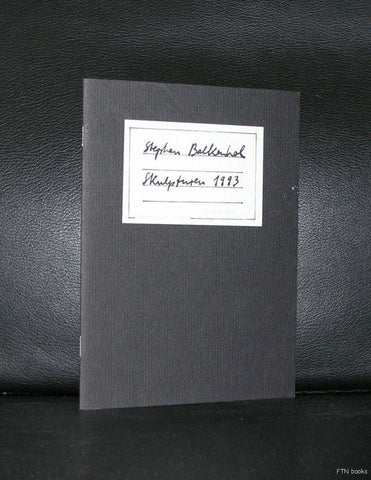 Stephan Balkenhol # SKULPTUREN 1993 # mint, 1993