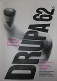 Drupa # der DRUCKSPIEGEL # 1962, German sixties typography, 1962, vg++