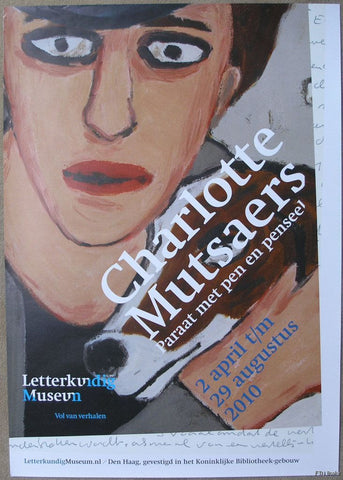 Letterkundig Museum # CHARLOTTE MUTSAERS , 2010 # affiche, Mint