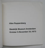 Stedelijk Museum# Allen RUPPERSBERG# 1973, nm