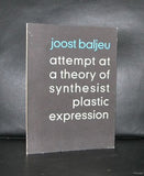 Joost Baljeu#THEORY PLASTIC EXPRESSION# 1963, nm