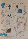 Claes Oldenburg # NOTES IN HAND # 1971, nm+