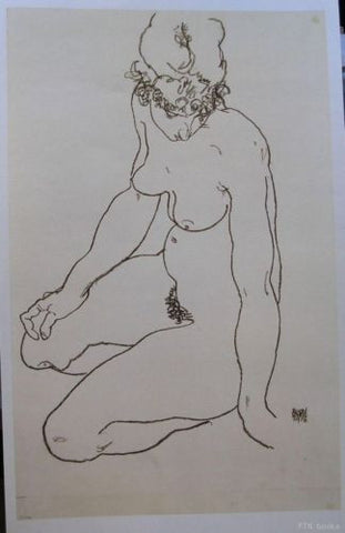 Egon Schiele # NUDE # like the orginal 1 on 1, nm+