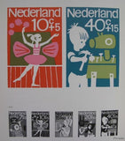 dutch postal design, Kiljan a.o.# 40X TOESLAG # 1967, nm