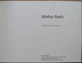 Kunsthalle Basel# MARKUS RAETZ works1971-1981#mint,1982