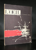 l'Oeil # special MATHIEU ( + Chagall) # 1959, nm