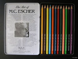 M.C. Escher # THE ART of color PENCILS# nm++, tin