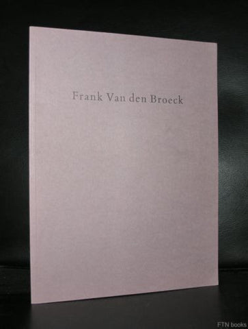 Stedelijk Museum Amsterdam # FRANCK Van den BROECK # 1991, nm+