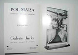Galerie Jurka # POL MARA invitation# 1971, mint
