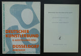 Dusseldorf Ehrenhof # DEUTSCHLER KUNSTLERBUND # 1956, + extra dutch artist, 1956, nm