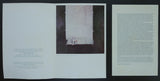 Les Fine Art # KAREL DIERICKX # invitation + text inlay, 1979, nm