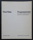 Kunstmuseum Bern , Bauhaus Unterricht # PAUL KLEE PROGRESSIONEN # 1975, nm+