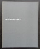 Peter van den Akker # PETER VAN DEN AKKER # 1989, mint--