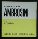 galleria del Cavallino #AMBROSINI # 1961, nm