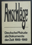 Deutsche PLakate # 1900-1960, ANSCHLÄGE # 1963, nm-