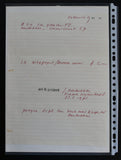 Art & Project , Lawrence Weiner# HANDWRITTEN INVOICE BY VAN BEIJEREN # 1971, mint