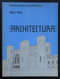 Droogbak # ARCHIECTURA 1893-1918# Wim Crouwel cover, 1975, nm+