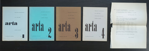 Norbert Buchsbaum # ARTA,1953/1954, 4 vol. complete set # 1953, nm