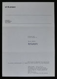 Art & Project # JOHN BALDESSARI , Ingres # invitation, ca. 1970 # nm++