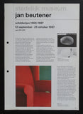 Stedelijk Museum # JAN BEUTENER, zaal # 1987, nm