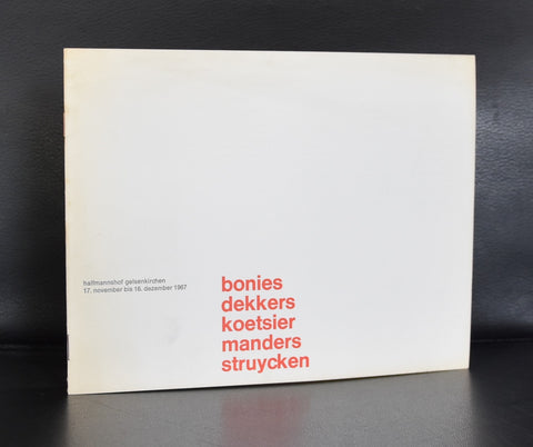 Halfmannshof Gelsenkirchen # BONIES, DEKKERS, KOETSIER, MANDERS, STRUYCKEN # 1967, mint-