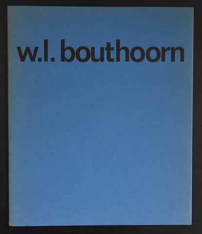 Haags Gemeentemuseum # W.L. BOUTHOORN # 1965, nm+++