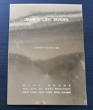 Mary Boone # JAMES LEE BYARS # gold invitation, 1989, mint-