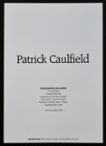Waddington Galleries # PATRICK CAULFIELD # invitation, 1989, mint--